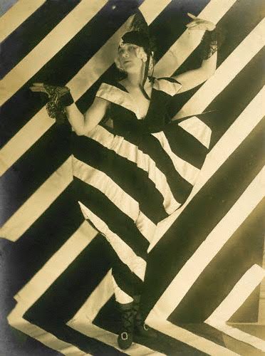 Postcard of Dazzle Ball at Chelsea Arts Club.  Photograph, 1919.